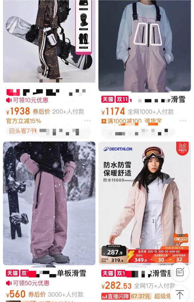 被冻哭的年轻人焊身上了300元一件的滑雪服(图5)